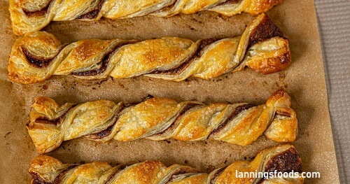 Nutella Pastry Puff Recipe Or Addition Of Chocolate To Puff Pastry