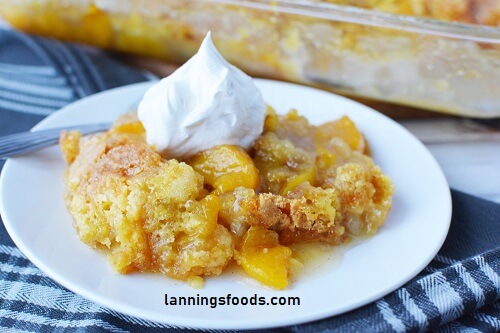 Peach Cobbler Recipe Using Cake Mix 