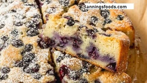 100-Calorie Blueberry Ricotta Cake Recipe