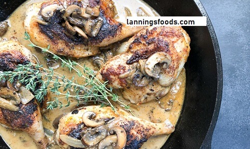 Cornish Hen Recipe Seared in a Cast Iron Skillet