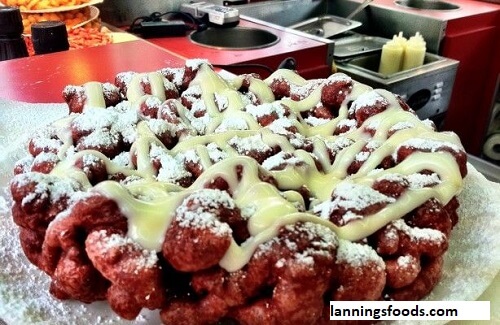 Recipe Easy Red Velvet Funnel Cake Using Box Cake Mix