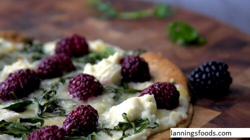 mia recipes blackberry basil and ricotta pizza