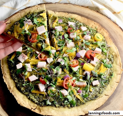 Chimichurri Tomato Pizza Recipe