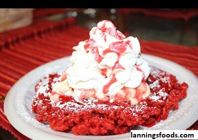 Recipe Easy Red Velvet Funnel Cake Using Box Cake Mix