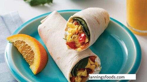 Vegetable Egg Scramble Recipe Wrap