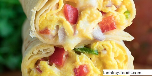 Vegetable Egg Scramble Recipe Wrap